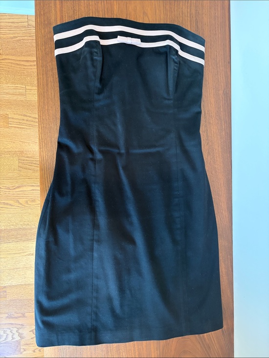 Arden B Dresses & Skirts - Strapless Black Dress with Light Pink Trim